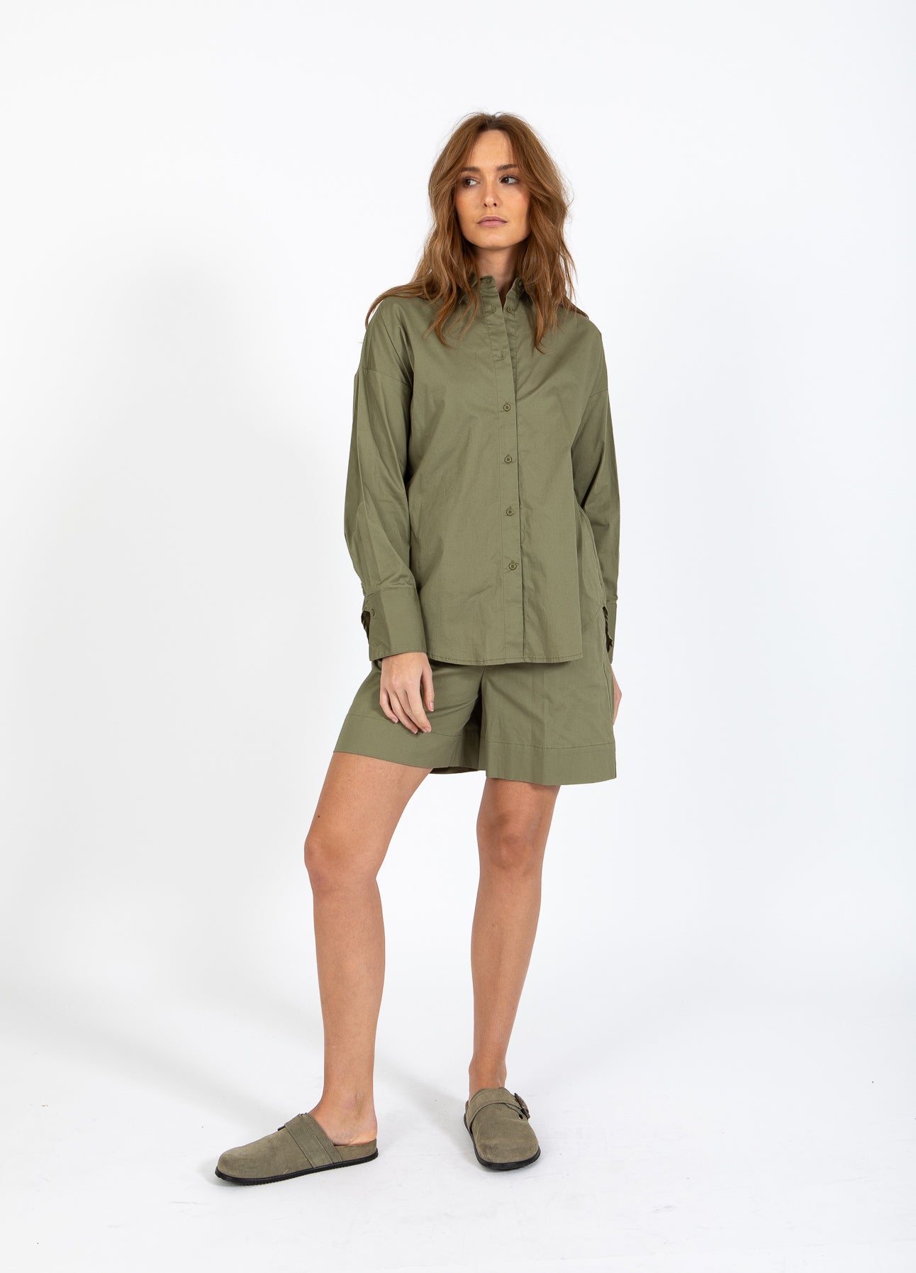 CC HEART MILLIE SHORTS - Khaki