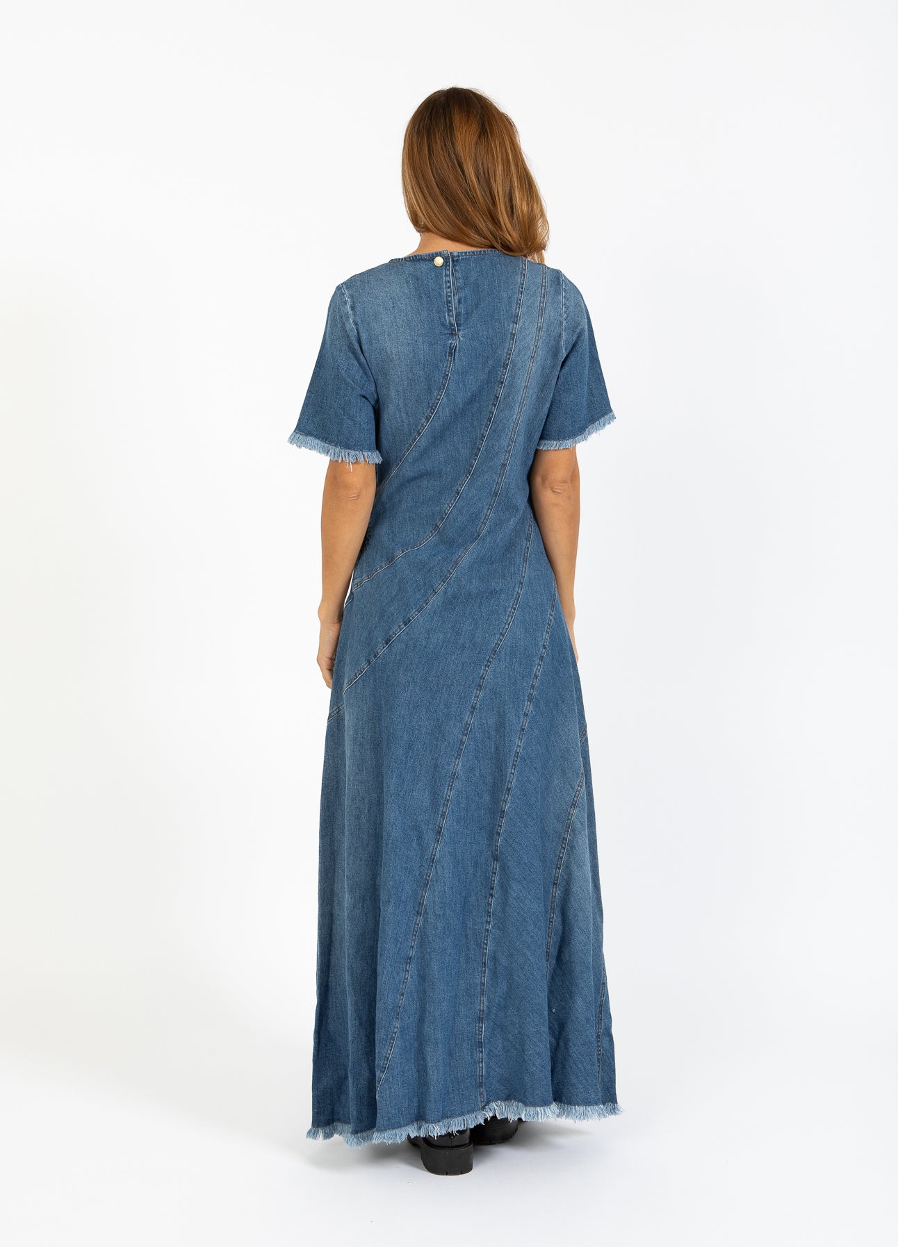 DENIM KJOLE - Denim blue