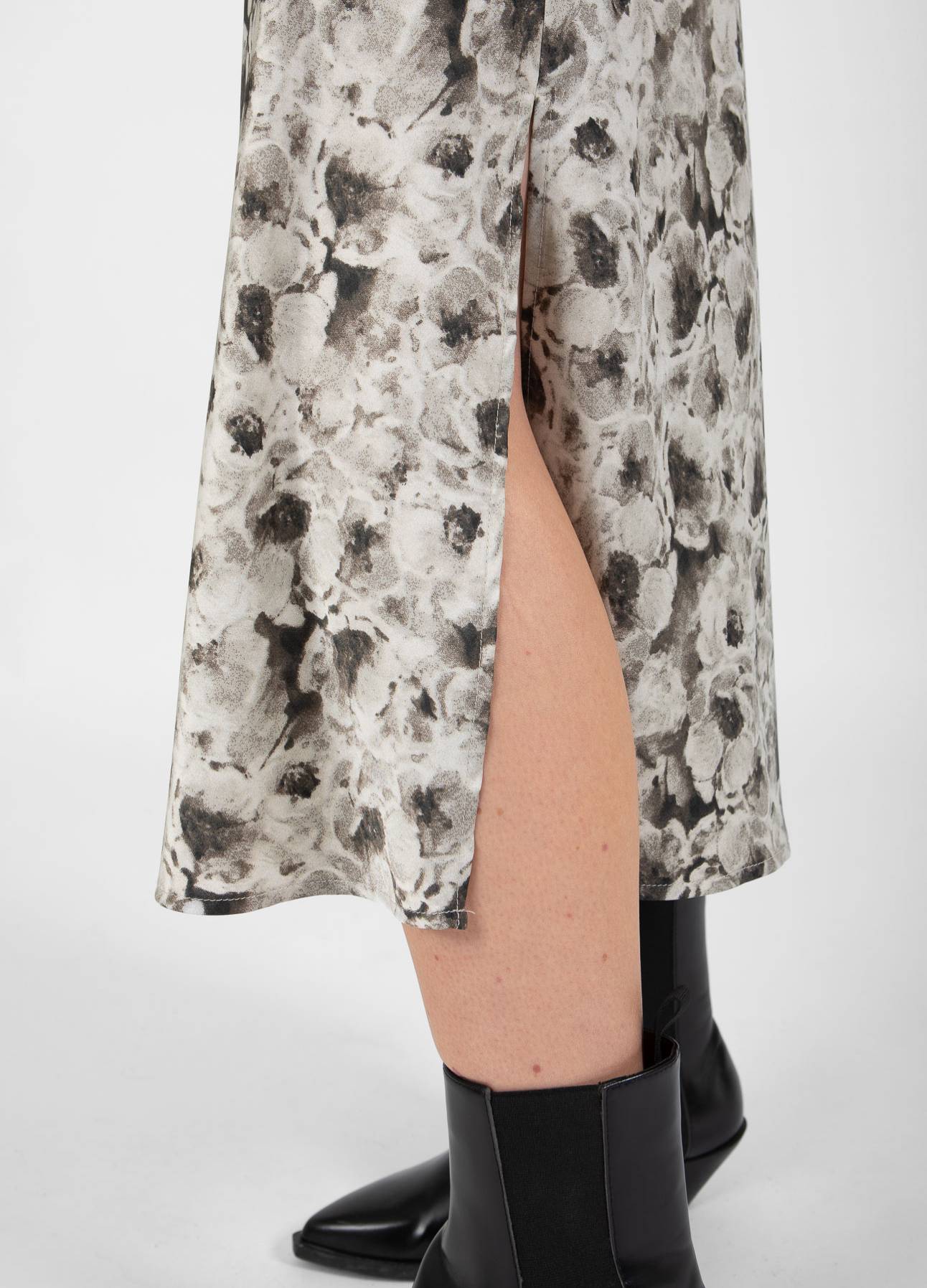 CC HEART SKYLER MEDI NEDERDEL MED PRINT - Black/cream rose