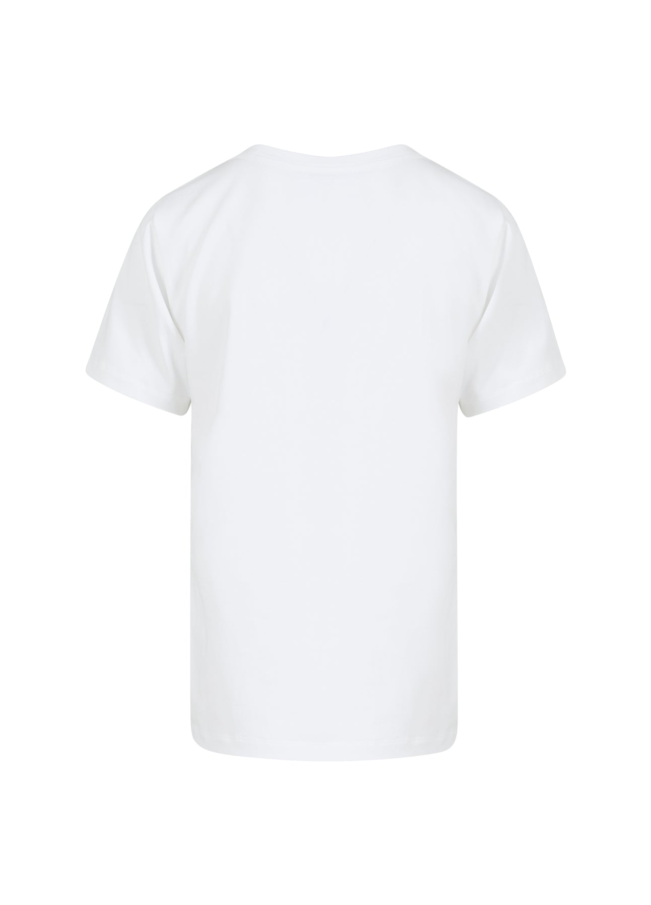 T-SHIRT MED LOGO - MIDTERÆRMER - White