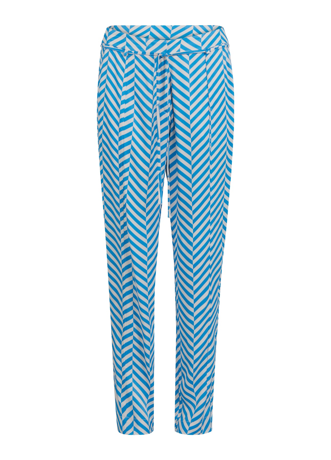 BUKSER M. HERINGBONE PRINT - STELLA FIT - Heringbone print