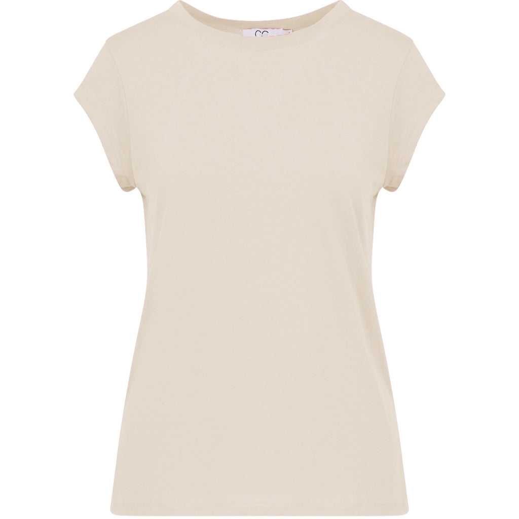 CC HEART T-SHIRT - Light khaki