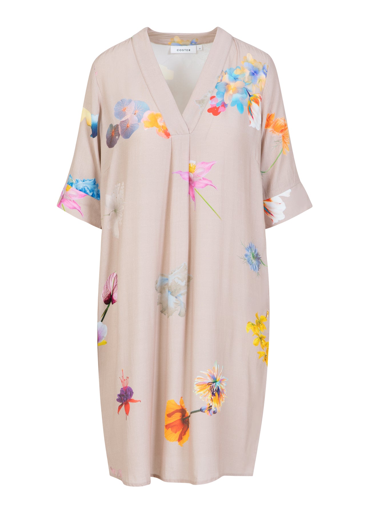KJOLE MED FLOWER PRINT - Flower print