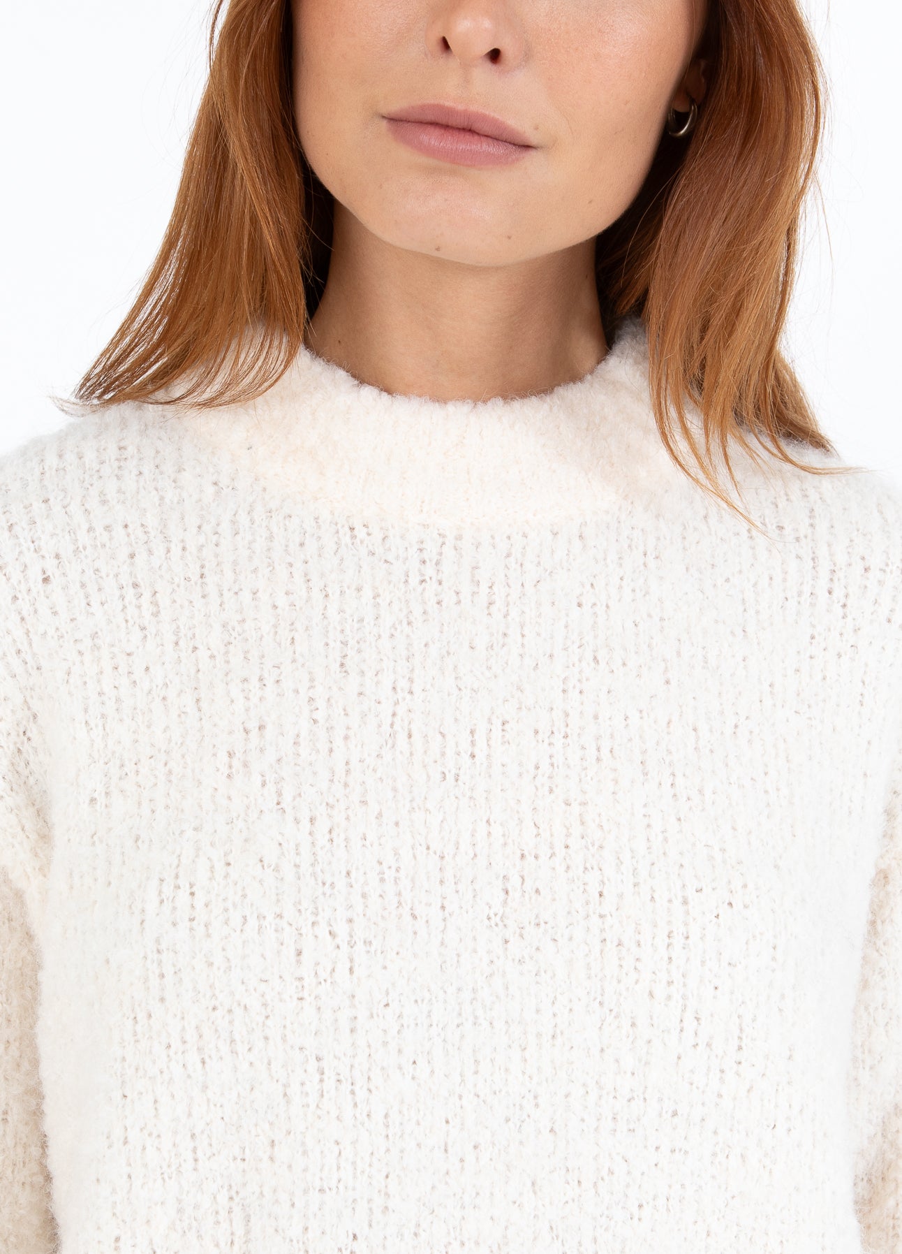 CC HEART AMAYA STRIK SWEATER - Off white