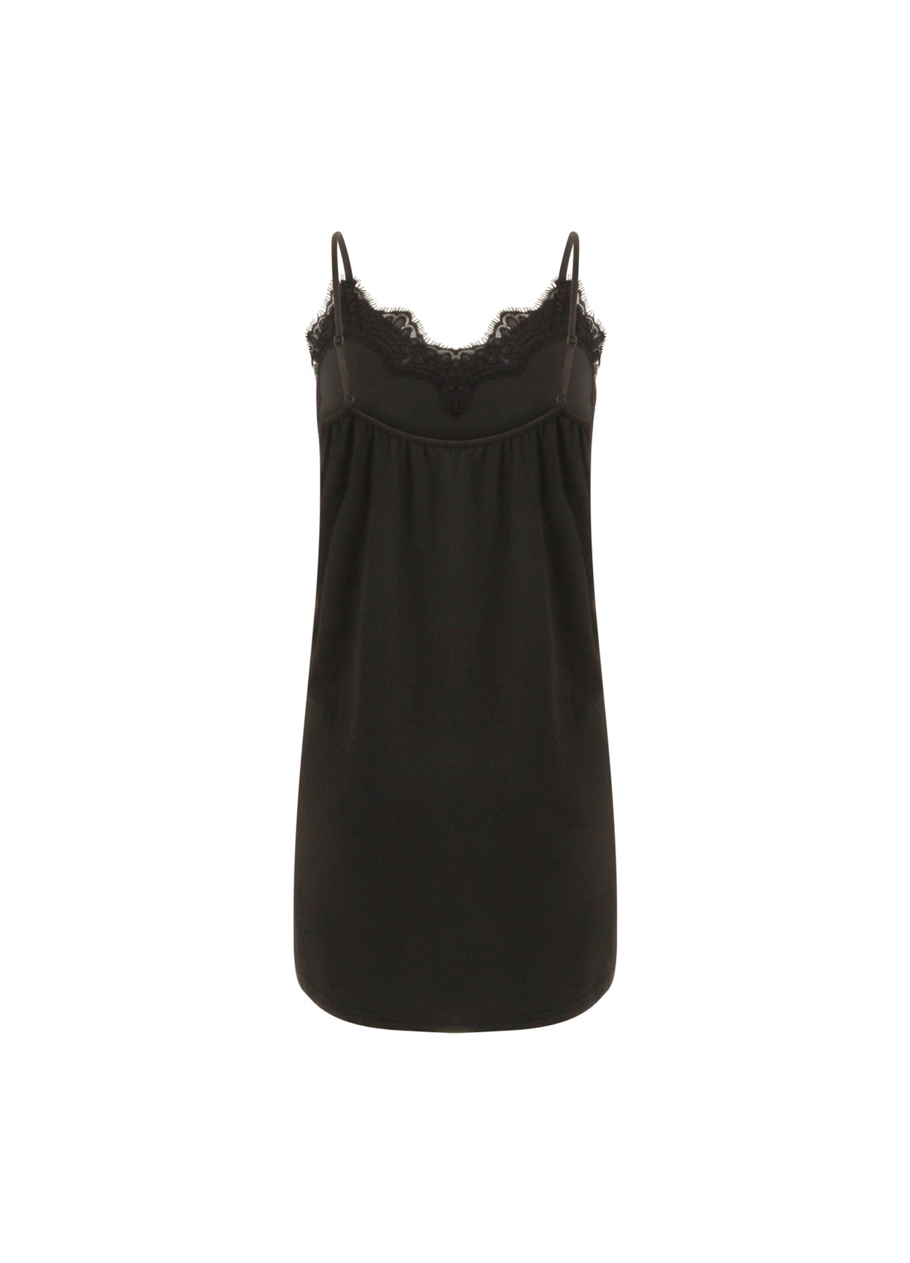 CC HEART SLIP KJOLE MED BLONDE - Black