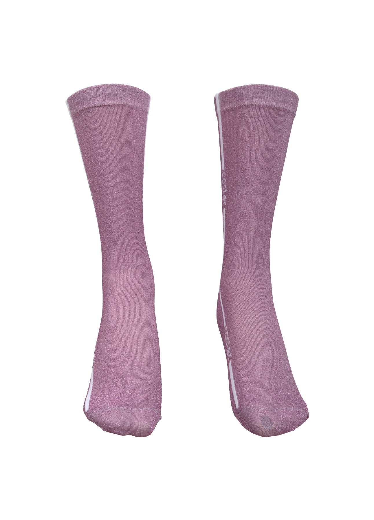 STRØMPER MED GLIMMER - Magenta glitter Udsalg