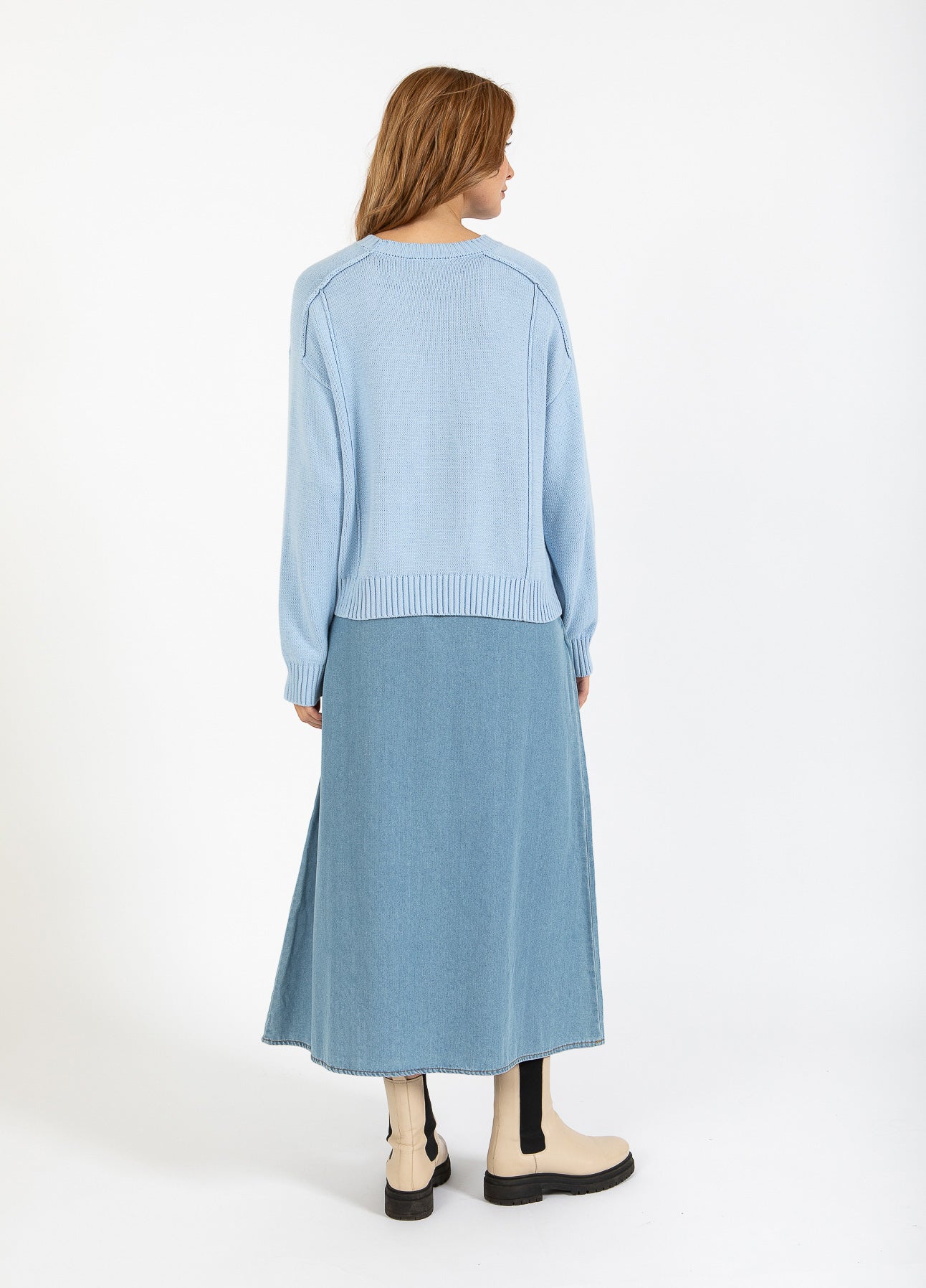 CC HEART AVERY O-HALS SWEATER - Bright blue