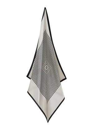 CC HEART MAIA SILKETØRKLÆDE - Graphic print