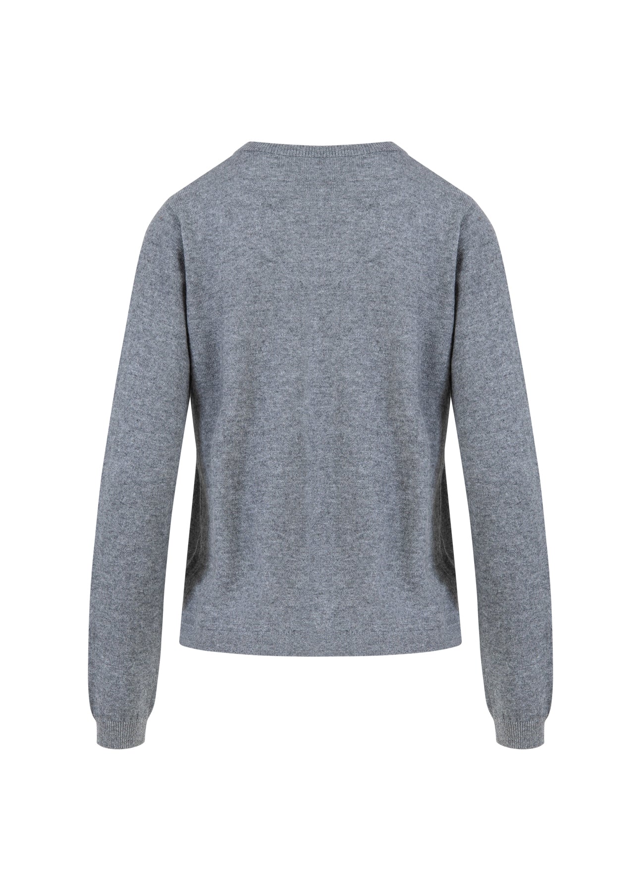 KASHMIR CARDIGAN - Grey melange Rabat