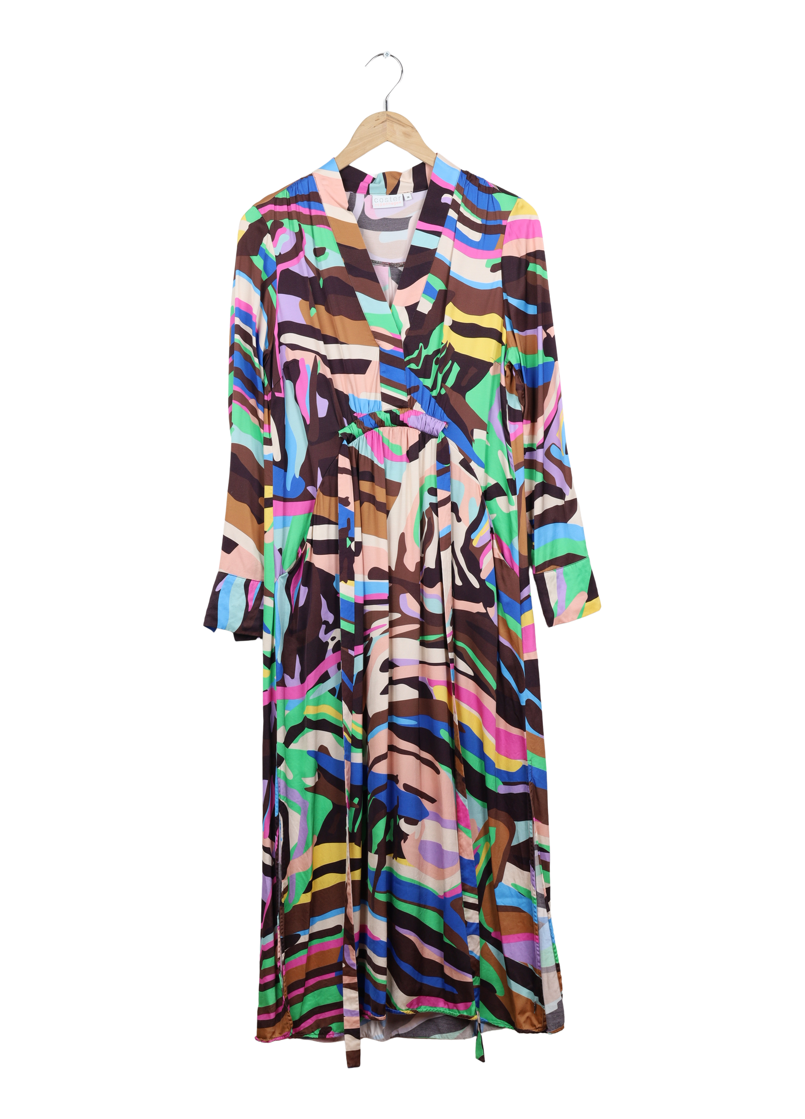 PRE-LOVED KJOLE M. MULTIFARVET ZEBRA PRINT - Multicolor zebra print