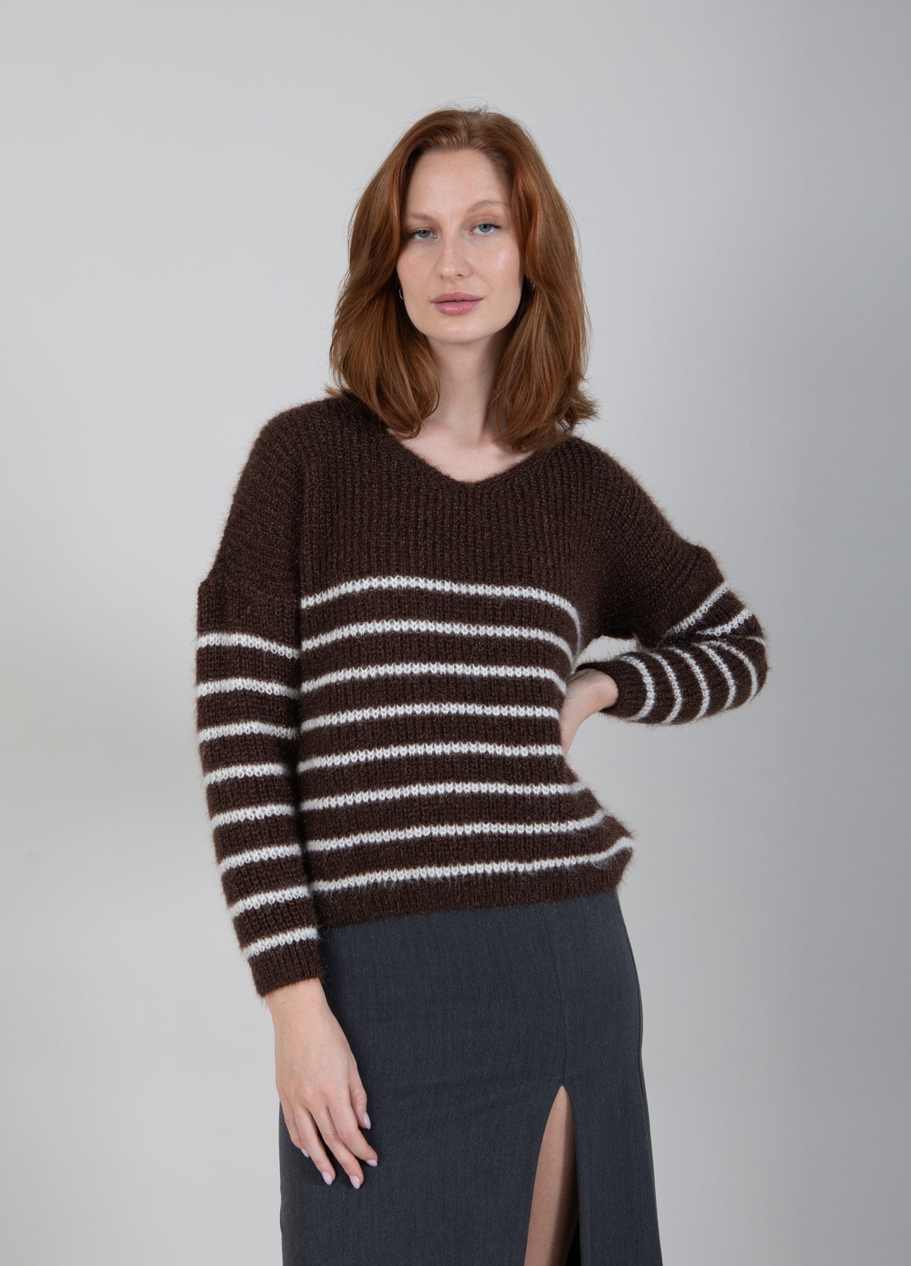 STRIBET STRIK - Brown/Khaki