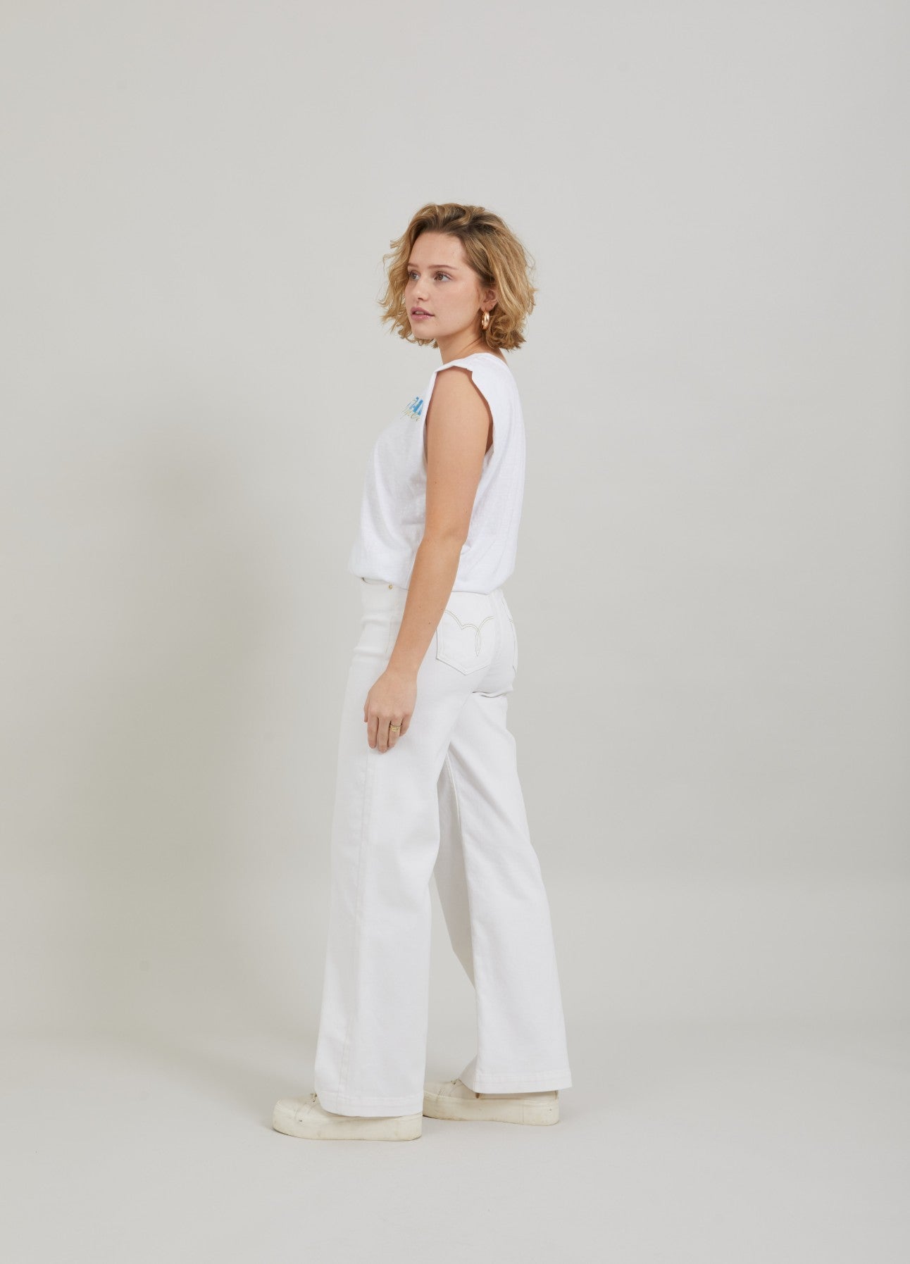T-SHIRT M. TOGETHER PRINT - White