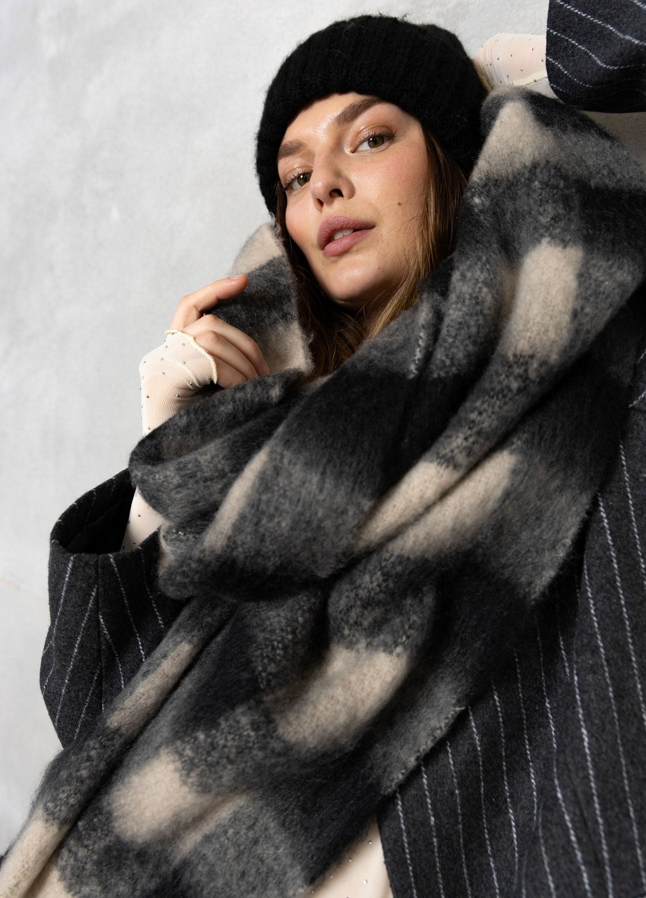 CC HEART MYLA RIB HUE - Black