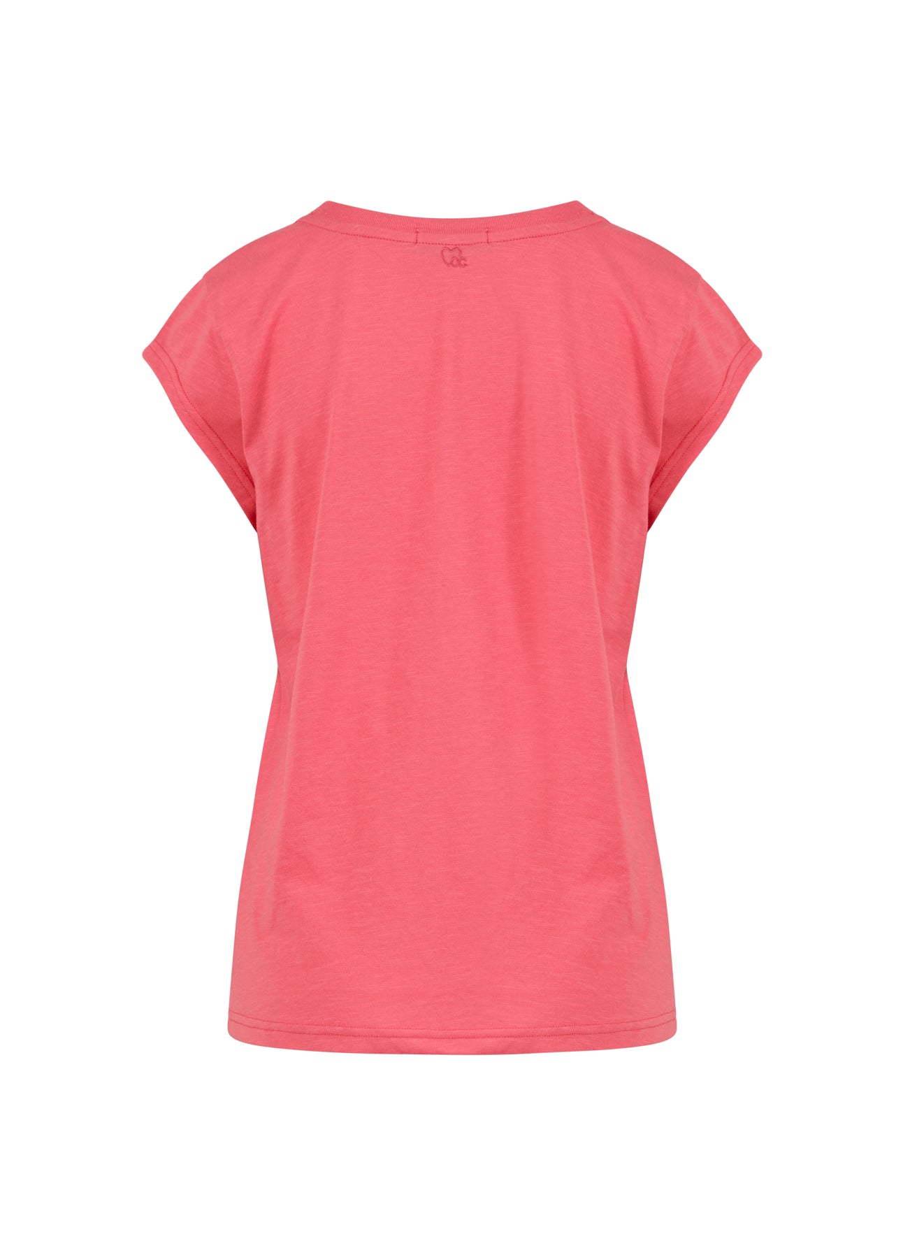 CC HEART V-HALS T-SHIRT - Light intense pink
