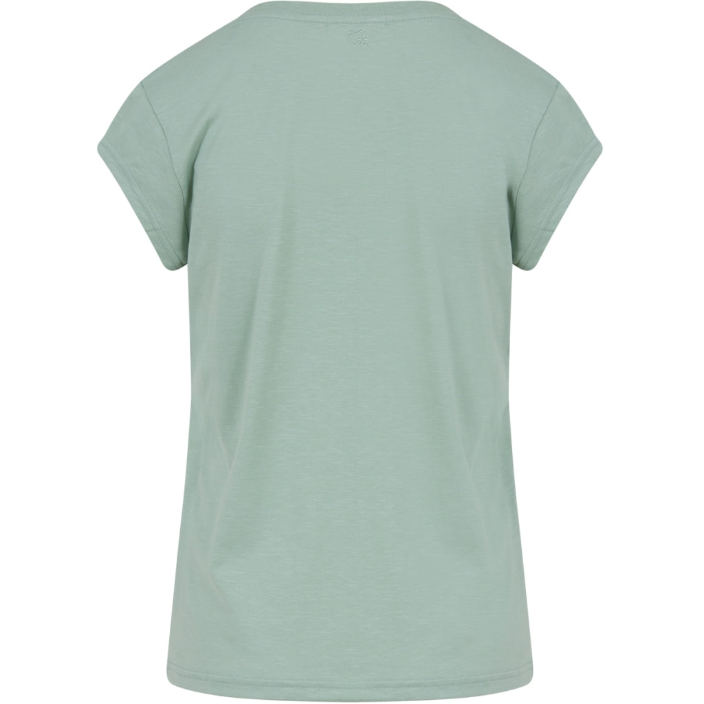 CC HEART V-HALS T-SHIRT - Minty green –