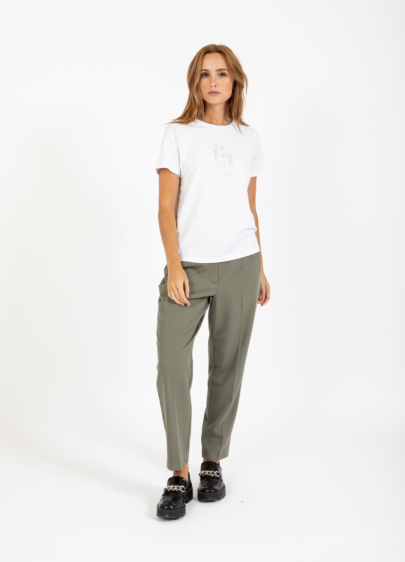 CC RHINSTEN T-SHIRT - White