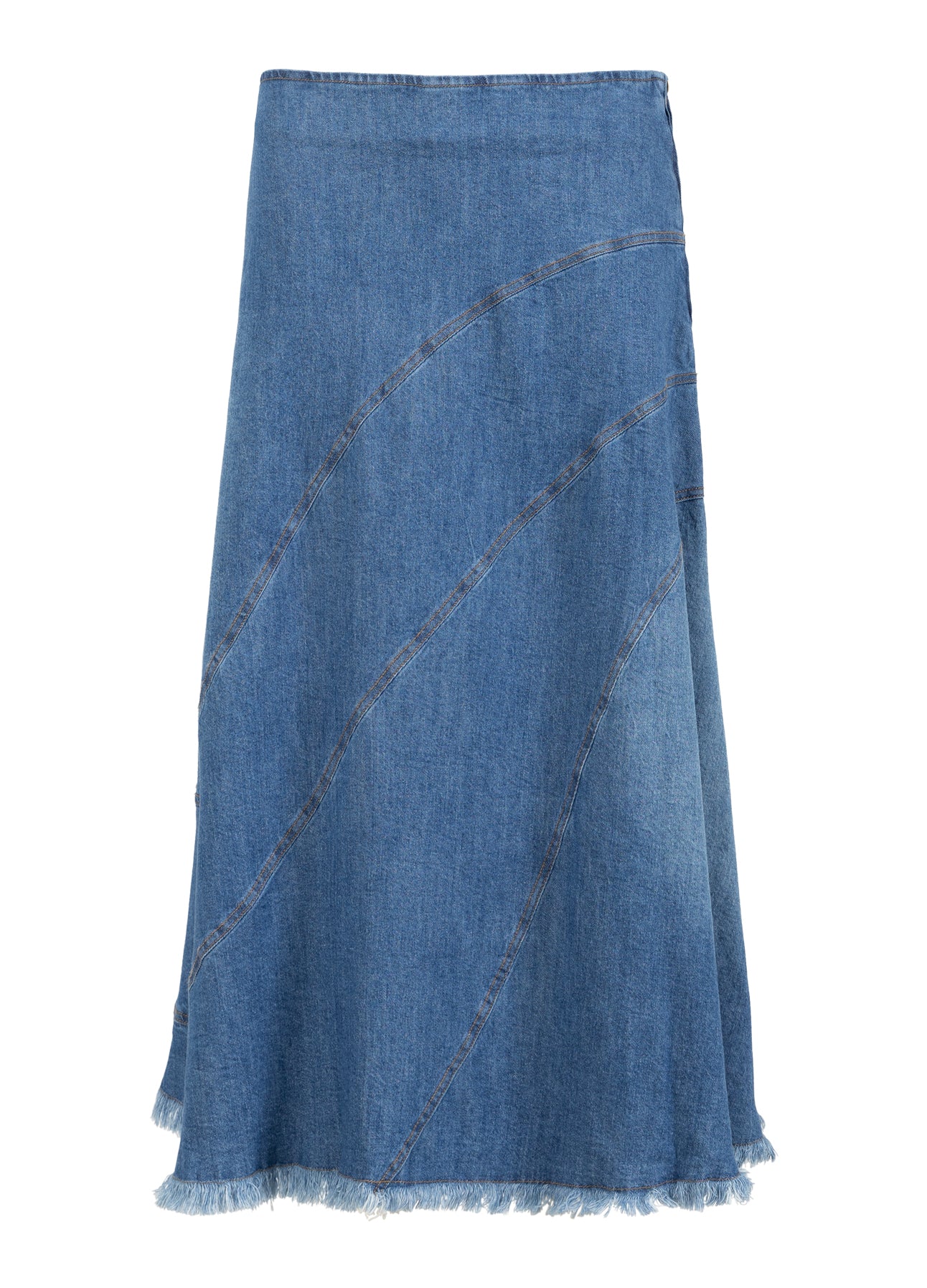 DENIM NEDERDEL - Denim blue