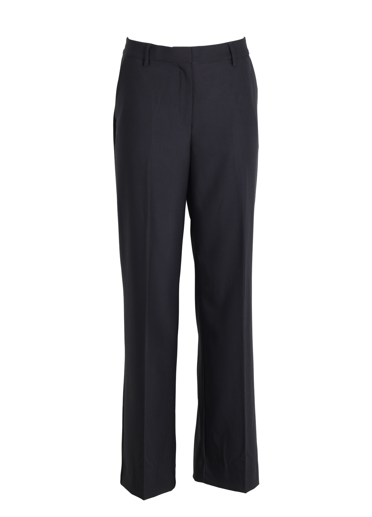 PRE-LOVED BREDE BUKSER - PETRA FIT - Black