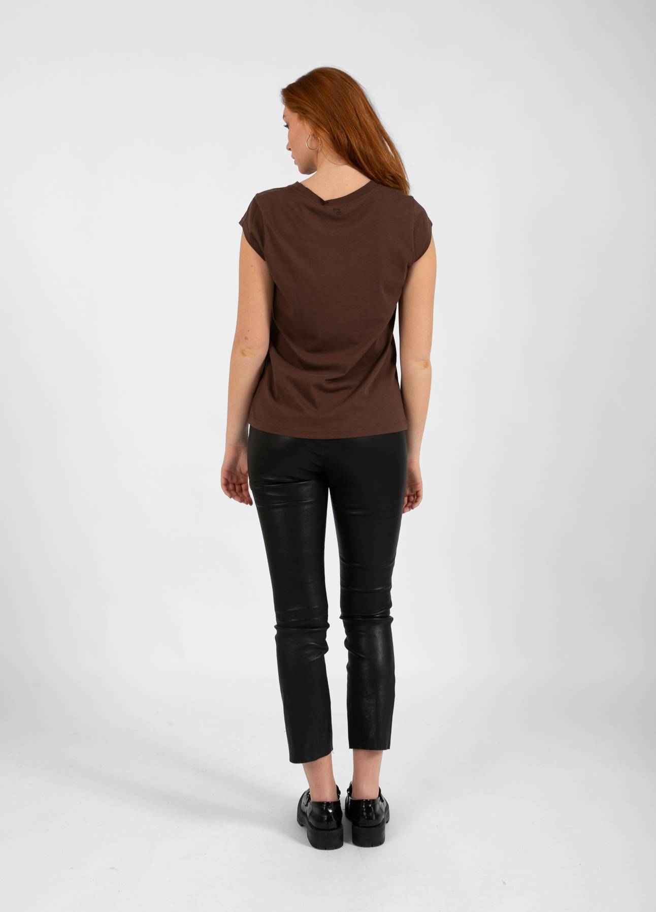 CC HEART REGULAR T-SHIRT - Chocolate nut