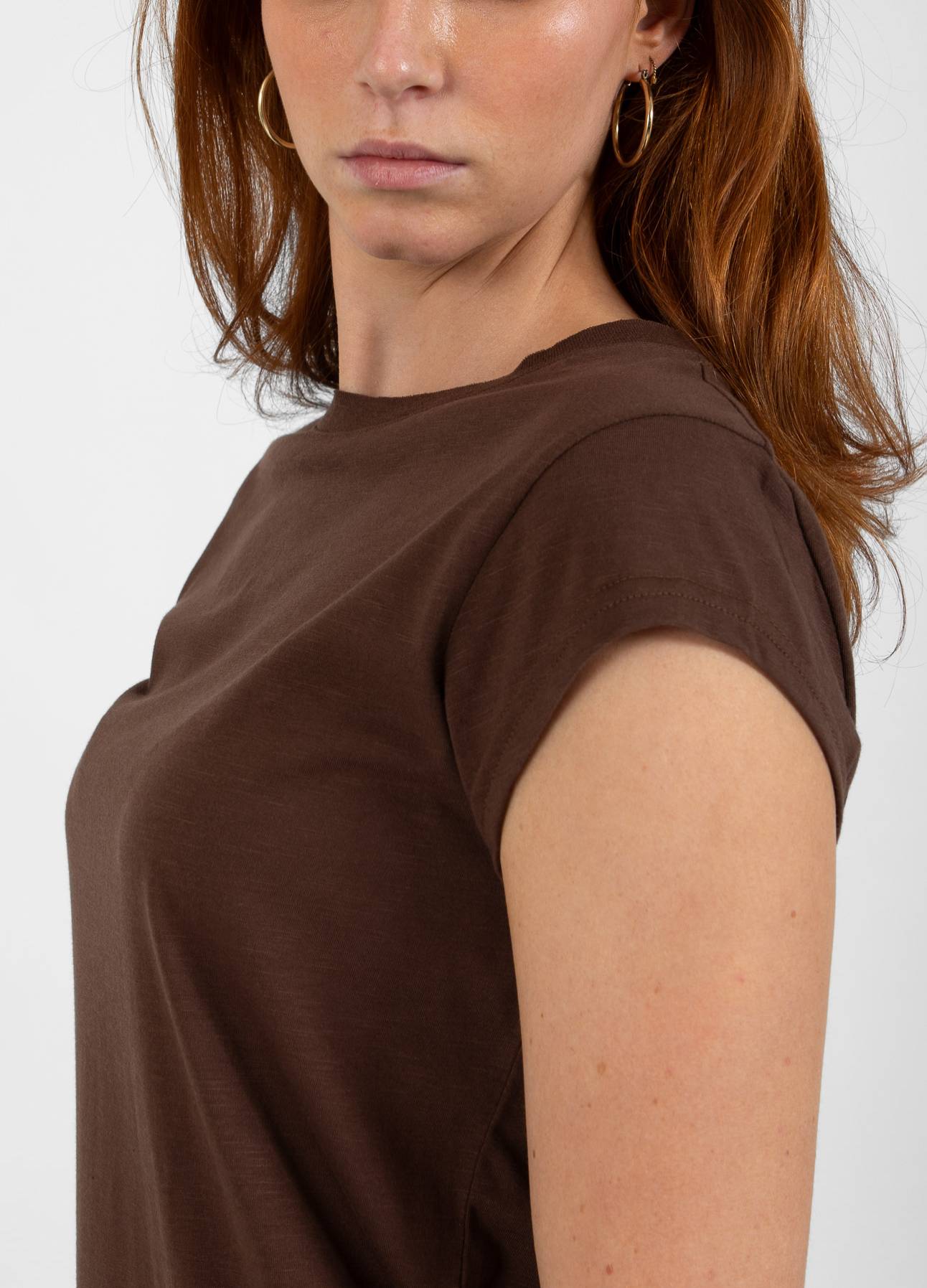 CC HEART REGULAR T-SHIRT - Chocolate nut