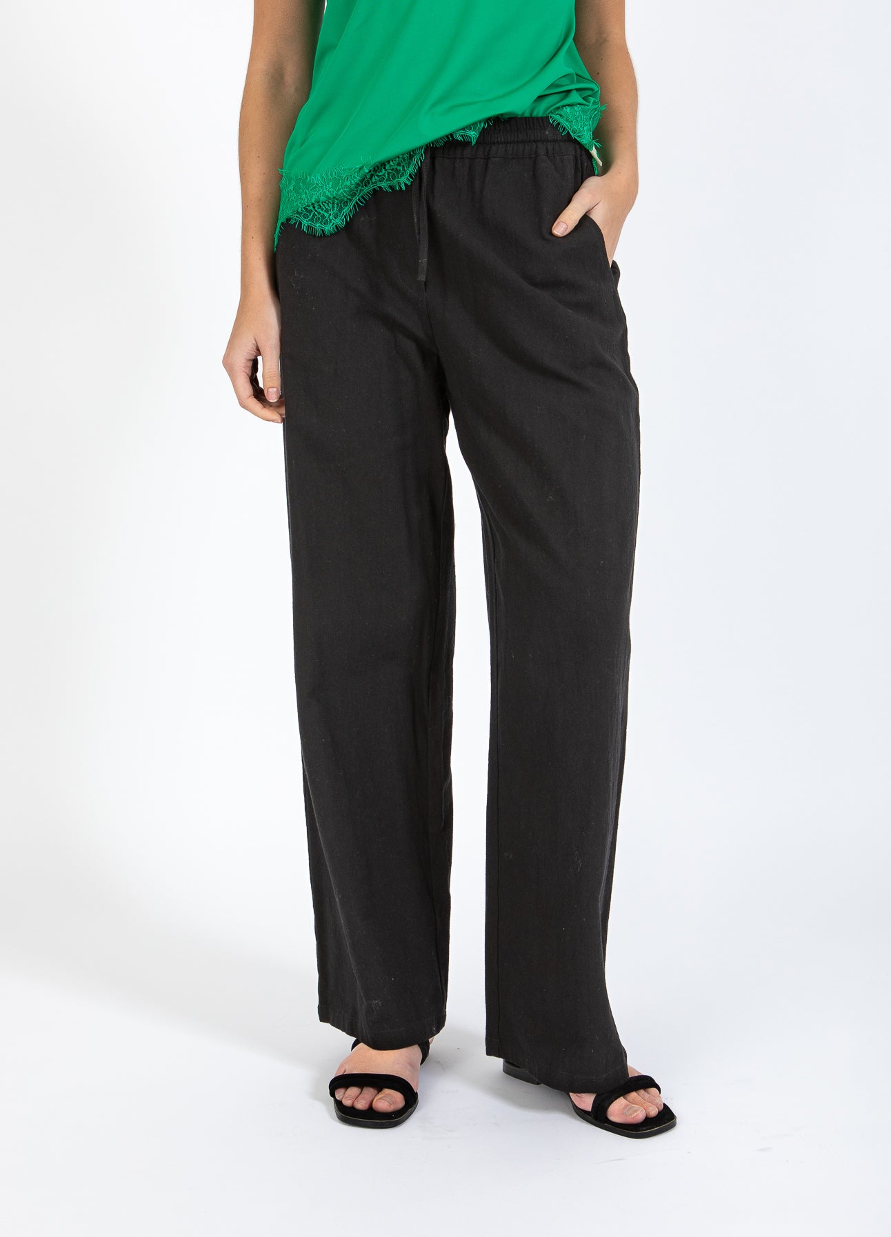 CC HEART SCOUT HØR-LOOK BUKSER - Black