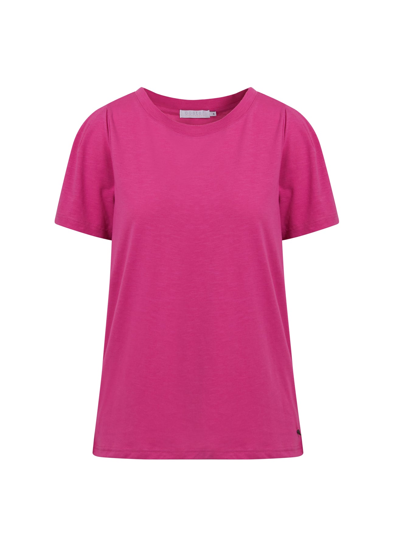 T-SHIRT M. PRESSEFOLDER - Raspberry pink