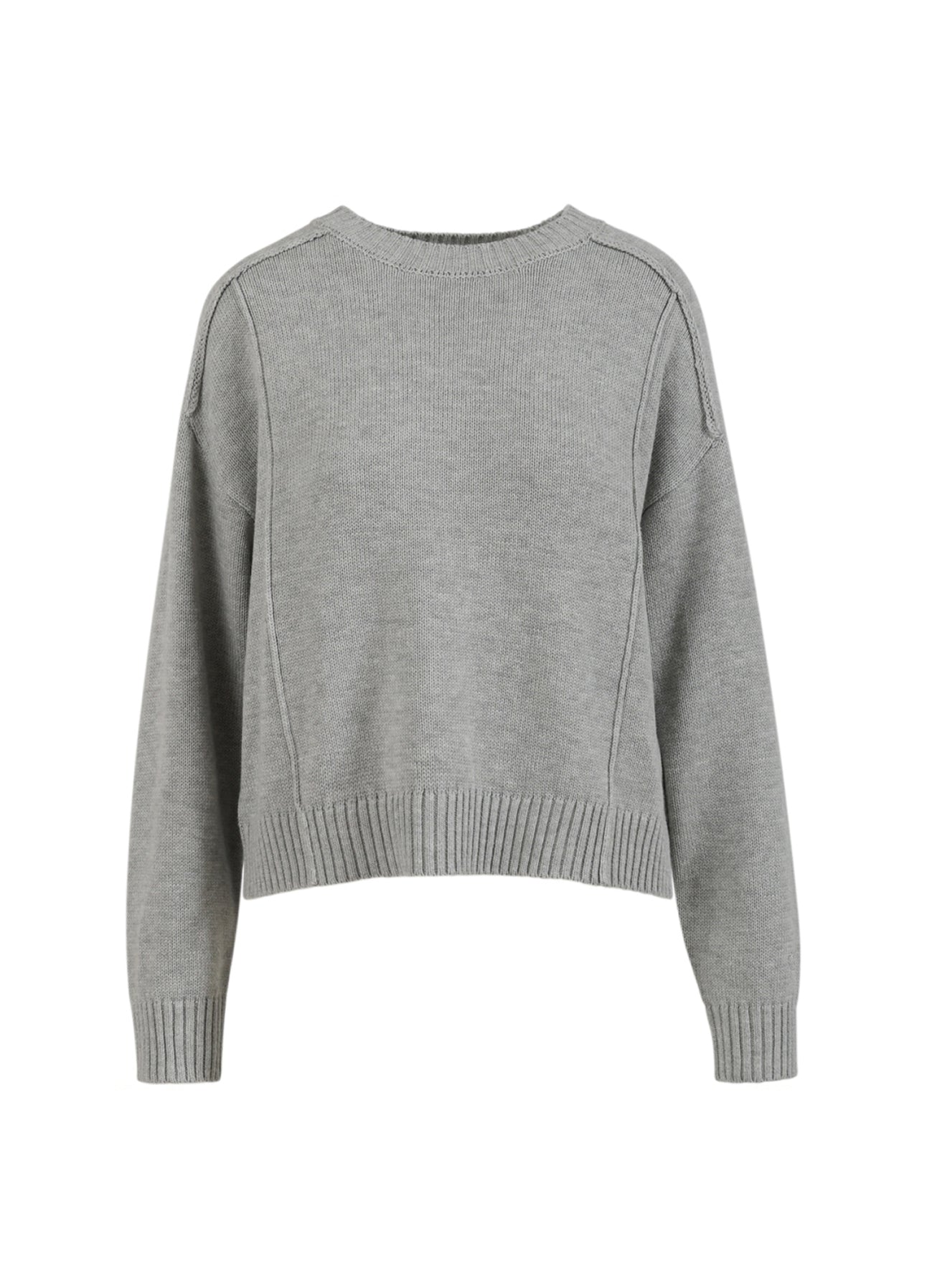 CC HEART AVERY O-HALS SWEATER - Light grey melange