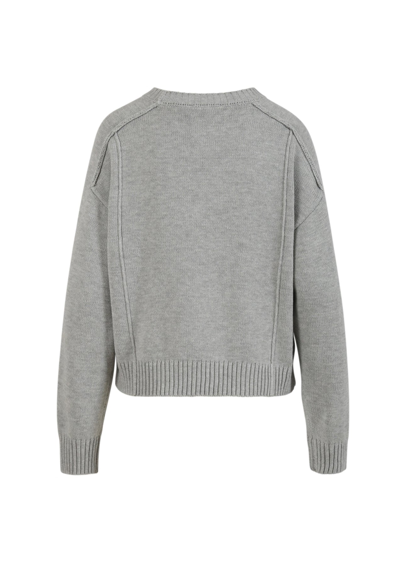 CC HEART AVERY O-HALS SWEATER - Light grey melange