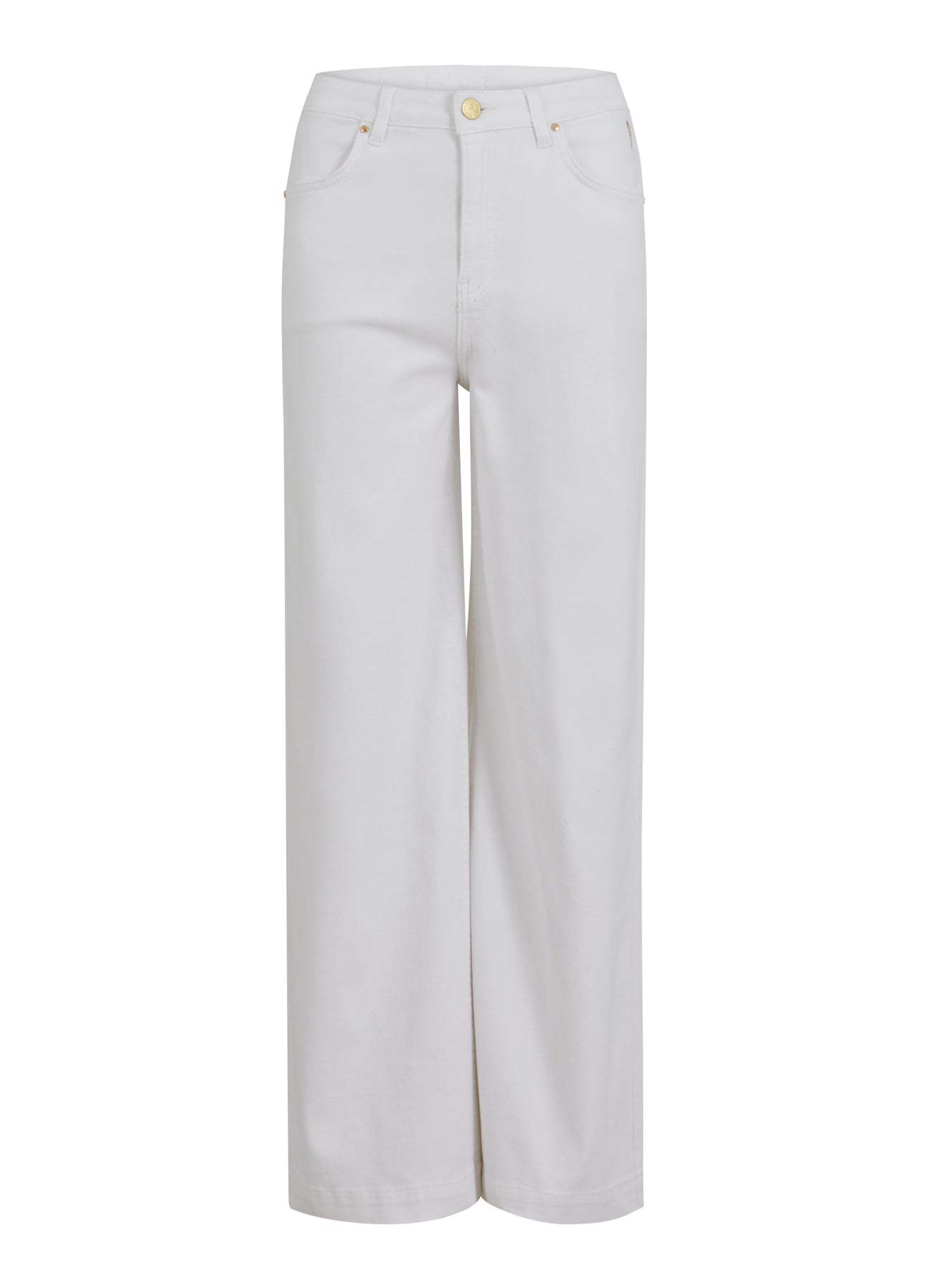 HØJTALJEDE JEANS - PETRA FIT - White