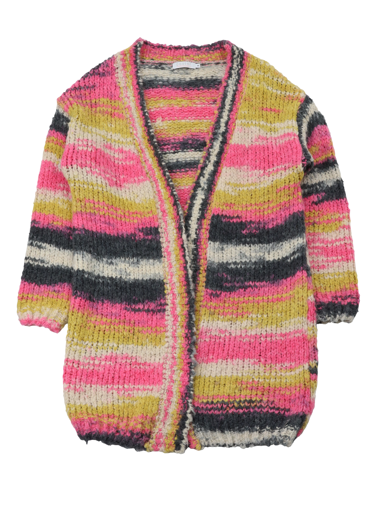 PRE-LOVED Volume cardigan in multi color - Multi