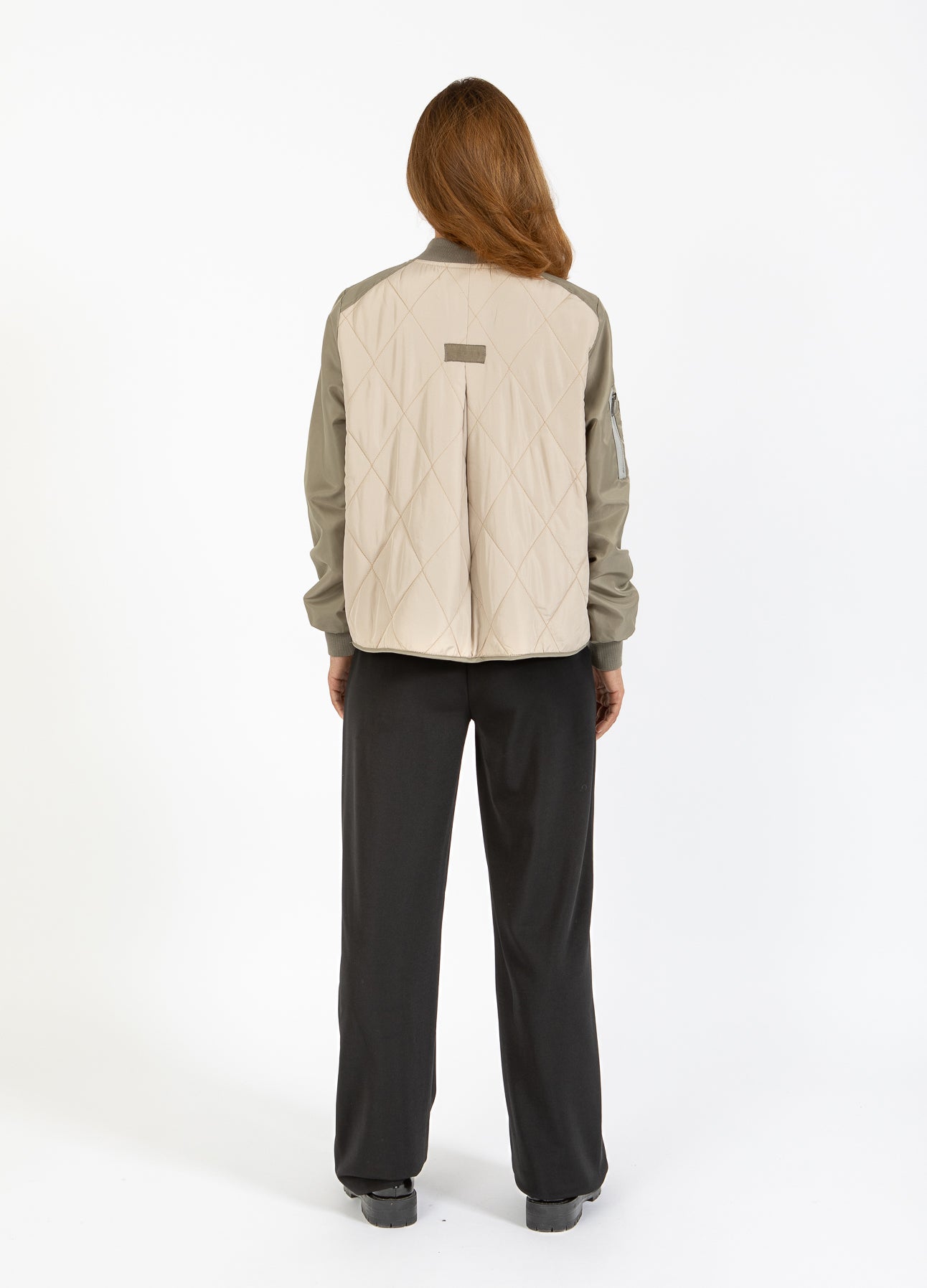 SPORTY BUKSER - SILLE FIT - Black Online salg