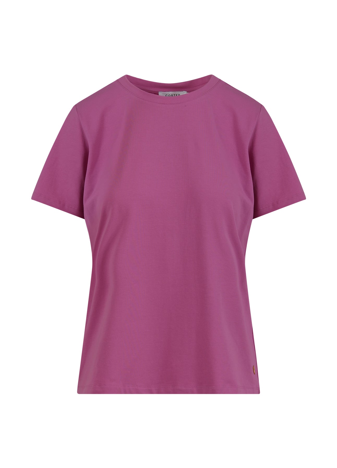 T-SHIRT MED RUND HALS - KORTE ÆRMER - Magenta