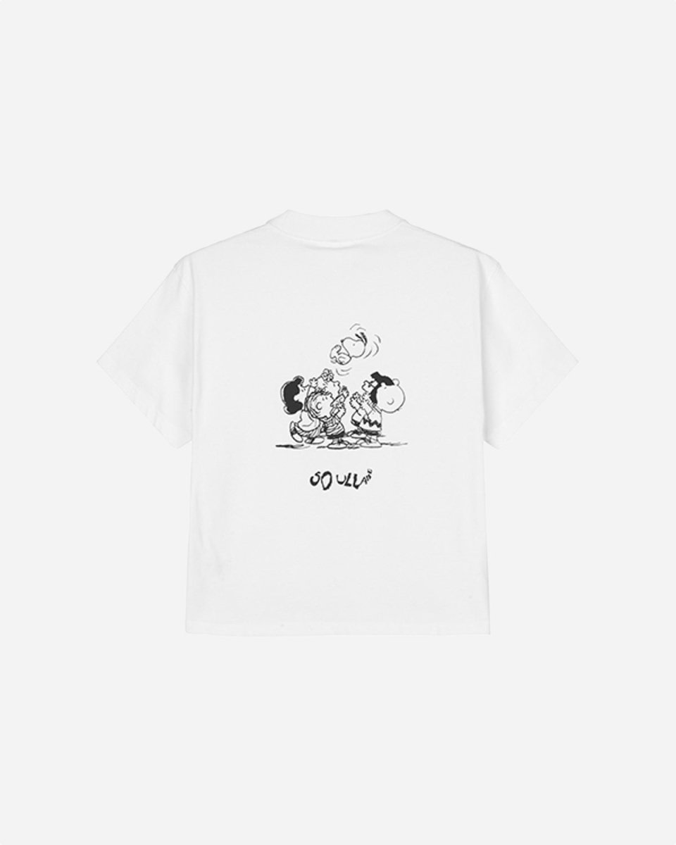 Anya Snoopy Skateboard T-shirt - White