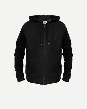ELSK MEN'S HEMP HOODIE - Black
