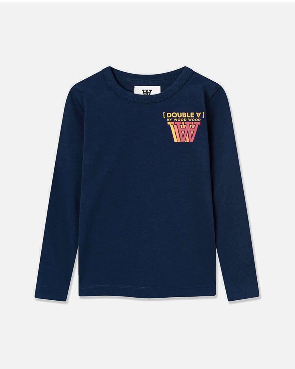 Kim Stacked Logo Junior Long Sleeve - Navy Online nu