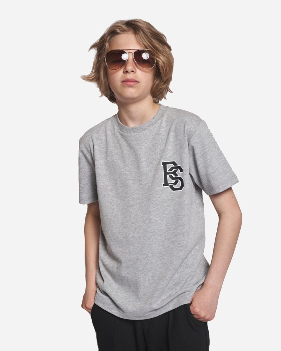 Charles Tee - Grey Melange Hot på udsalg