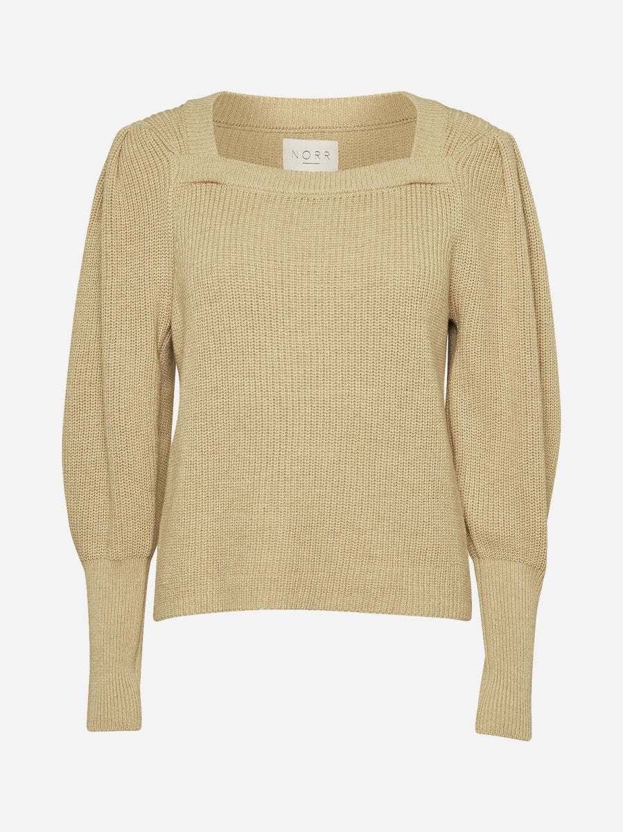 Marta Plain Knit - Oat Melange