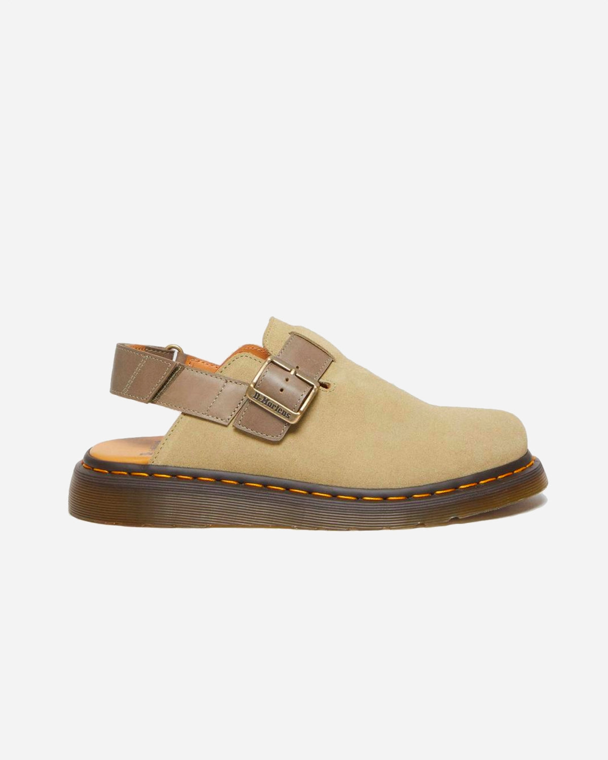 Jorge II Suede & Leather Slingback Mules - Pale Olive/Olive Online nu