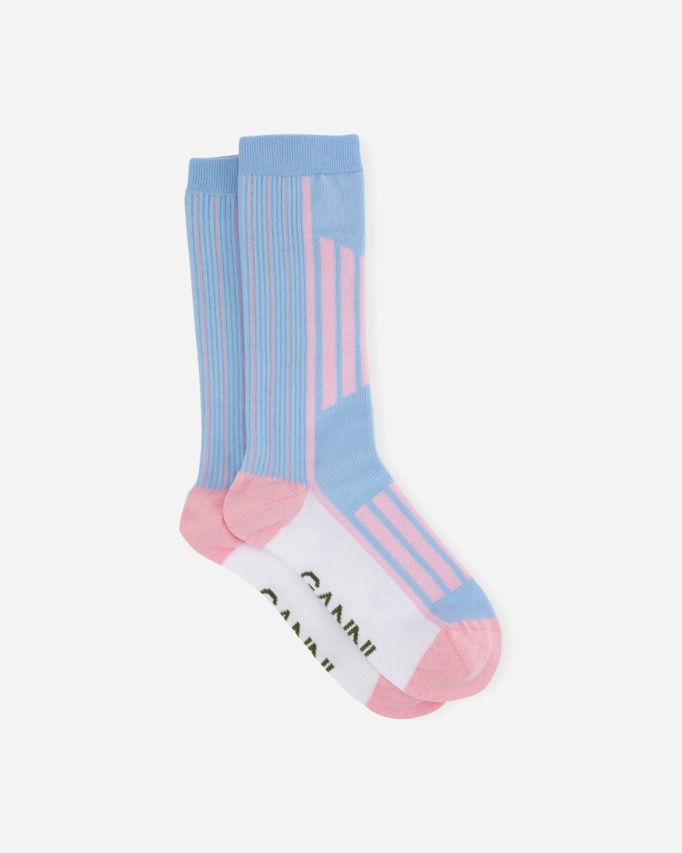 Organic Cotton Sporty Sock - Brunnera Blue