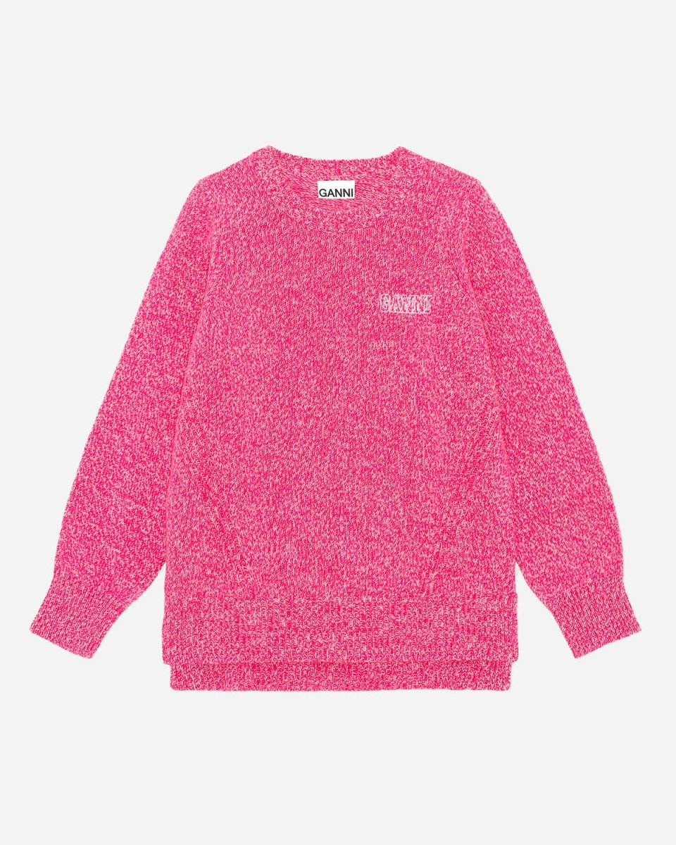 Software Wool Mix Knit - Carmine Rose