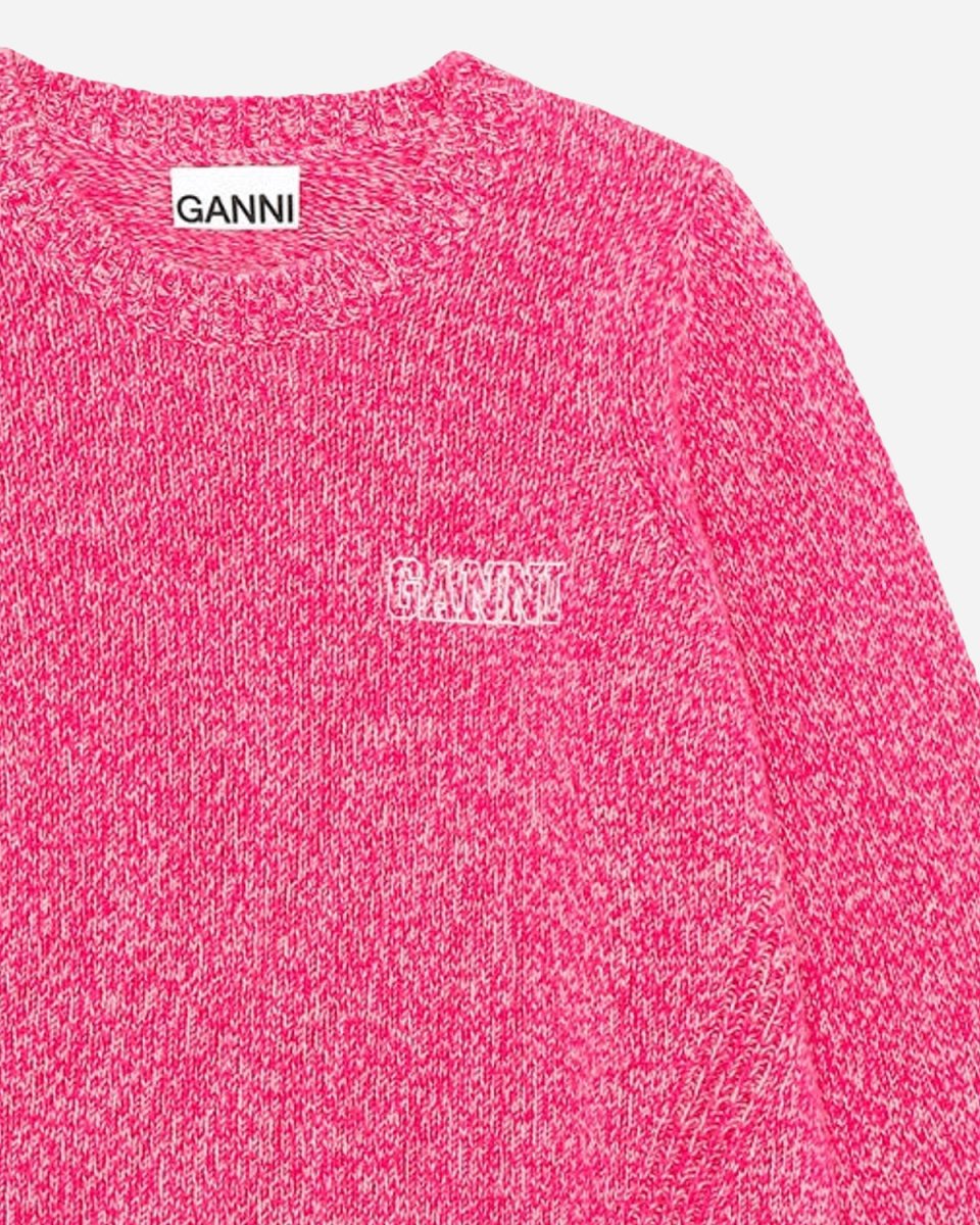 Software Wool Mix Knit - Carmine Rose