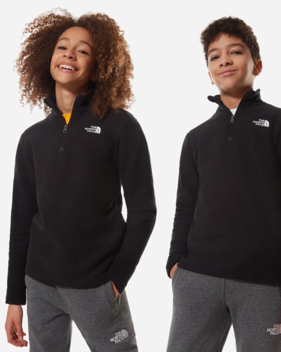 Youth Glacier 1/4 Zip - Black