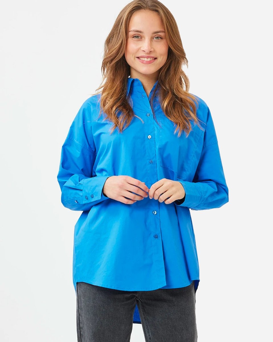 Elanu Shirt - Azur Blue Rabat