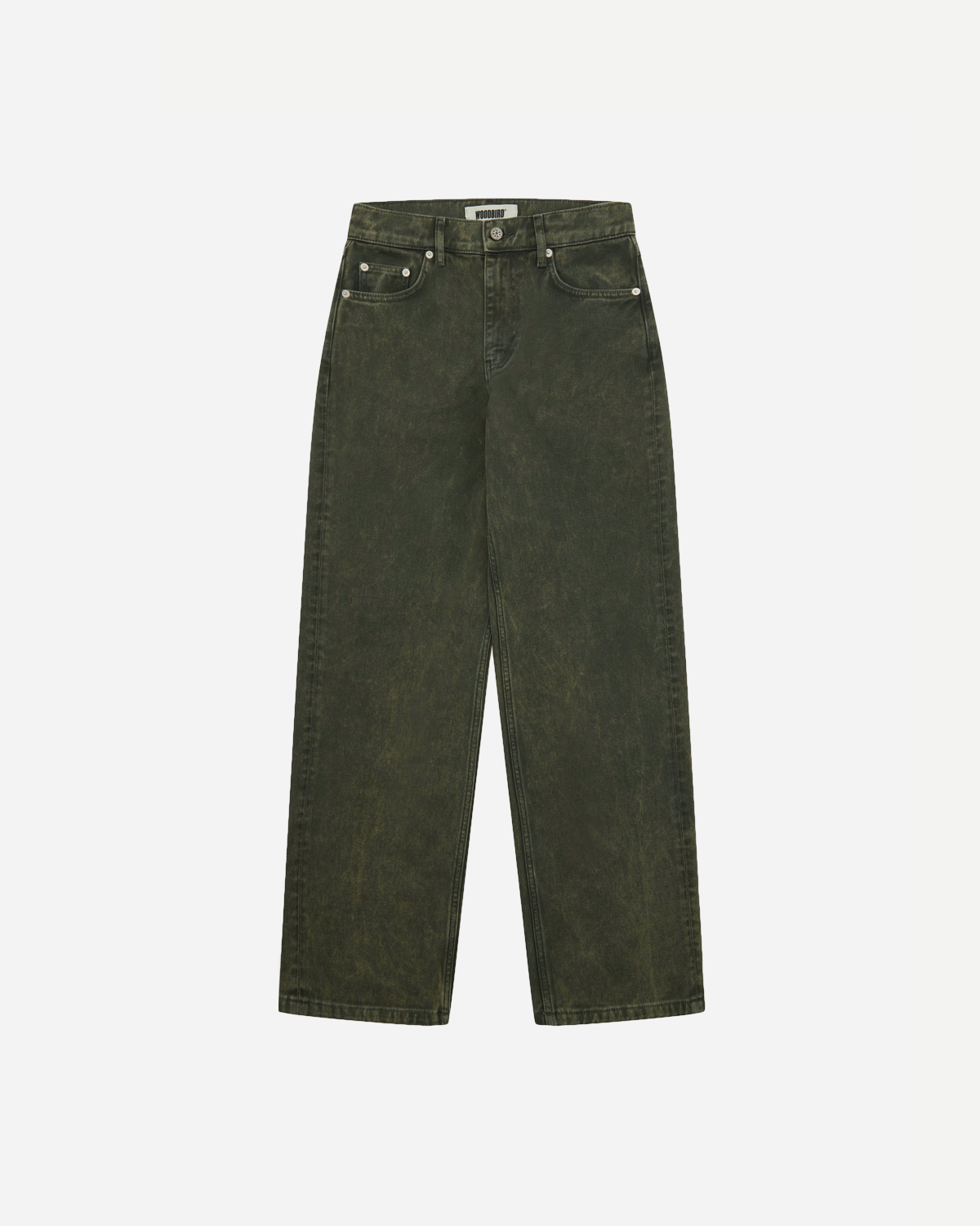 Carla Colour Jeans - Dark Green Online salg