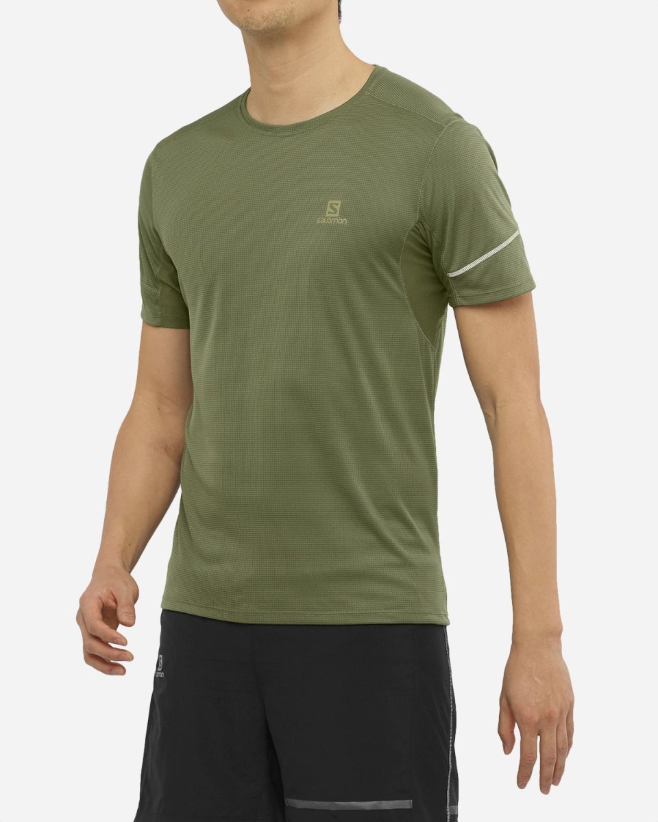 Agile SS Tee M - Olive Night