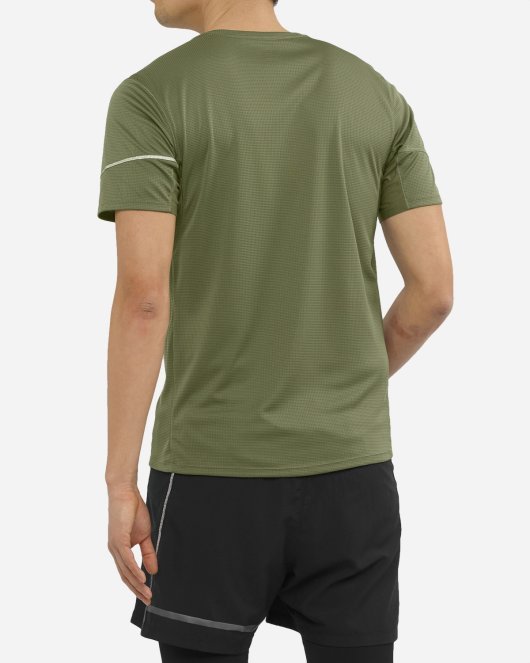 Agile SS Tee M - Olive Night