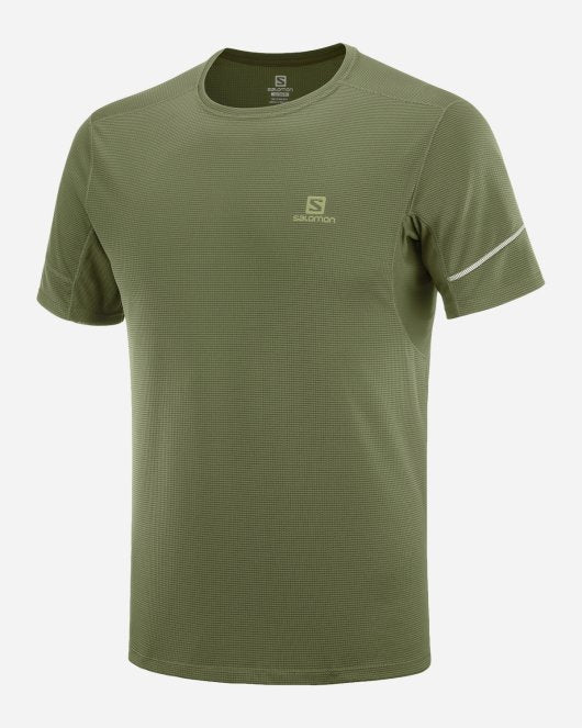 Agile SS Tee M - Olive Night