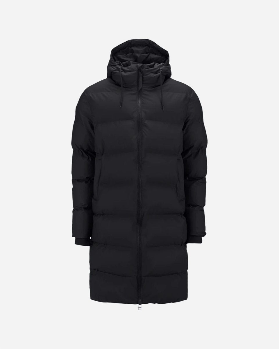 Long Puffer Jacket - Black