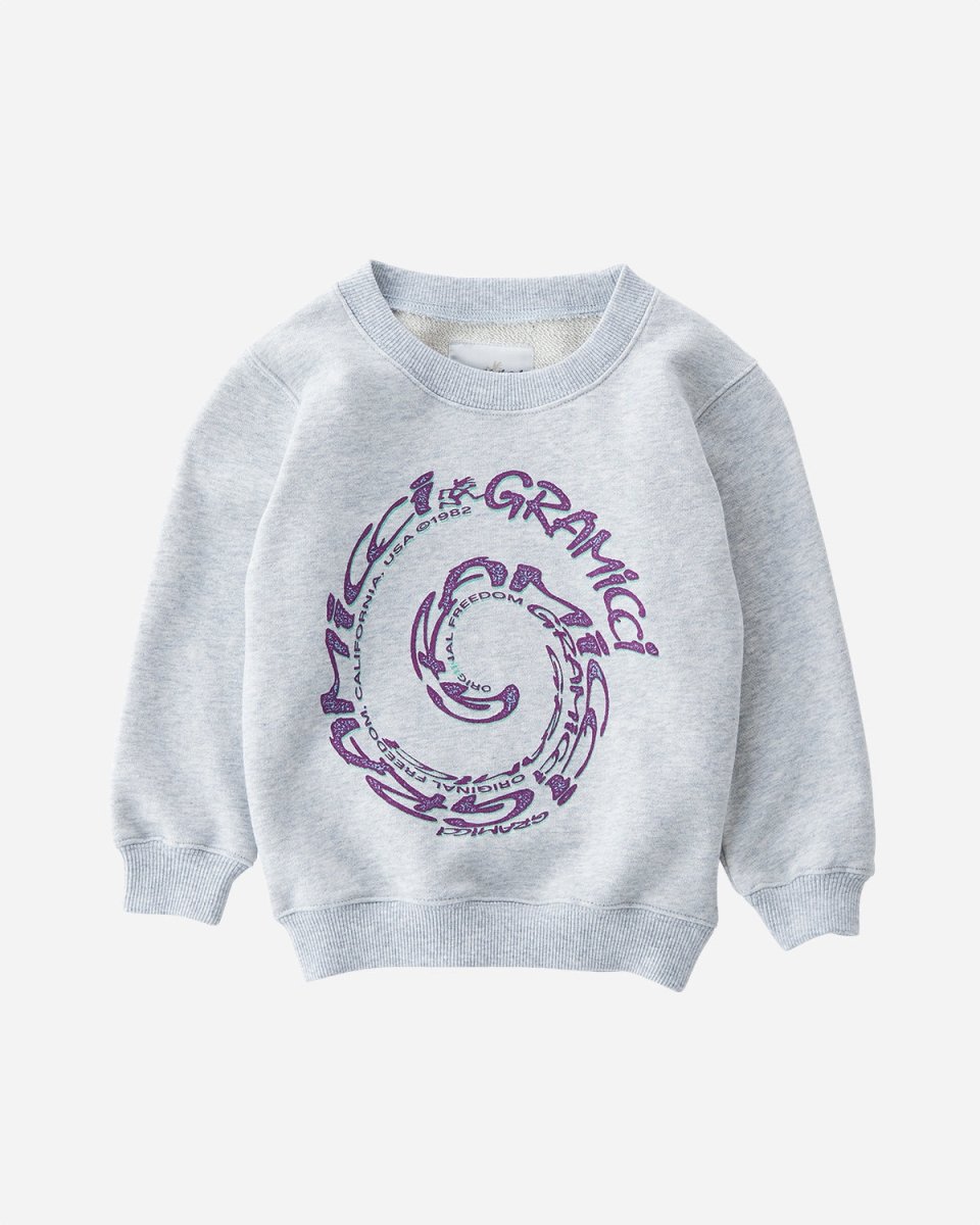 Teens Swirl Sweatshirt - Ash Heather