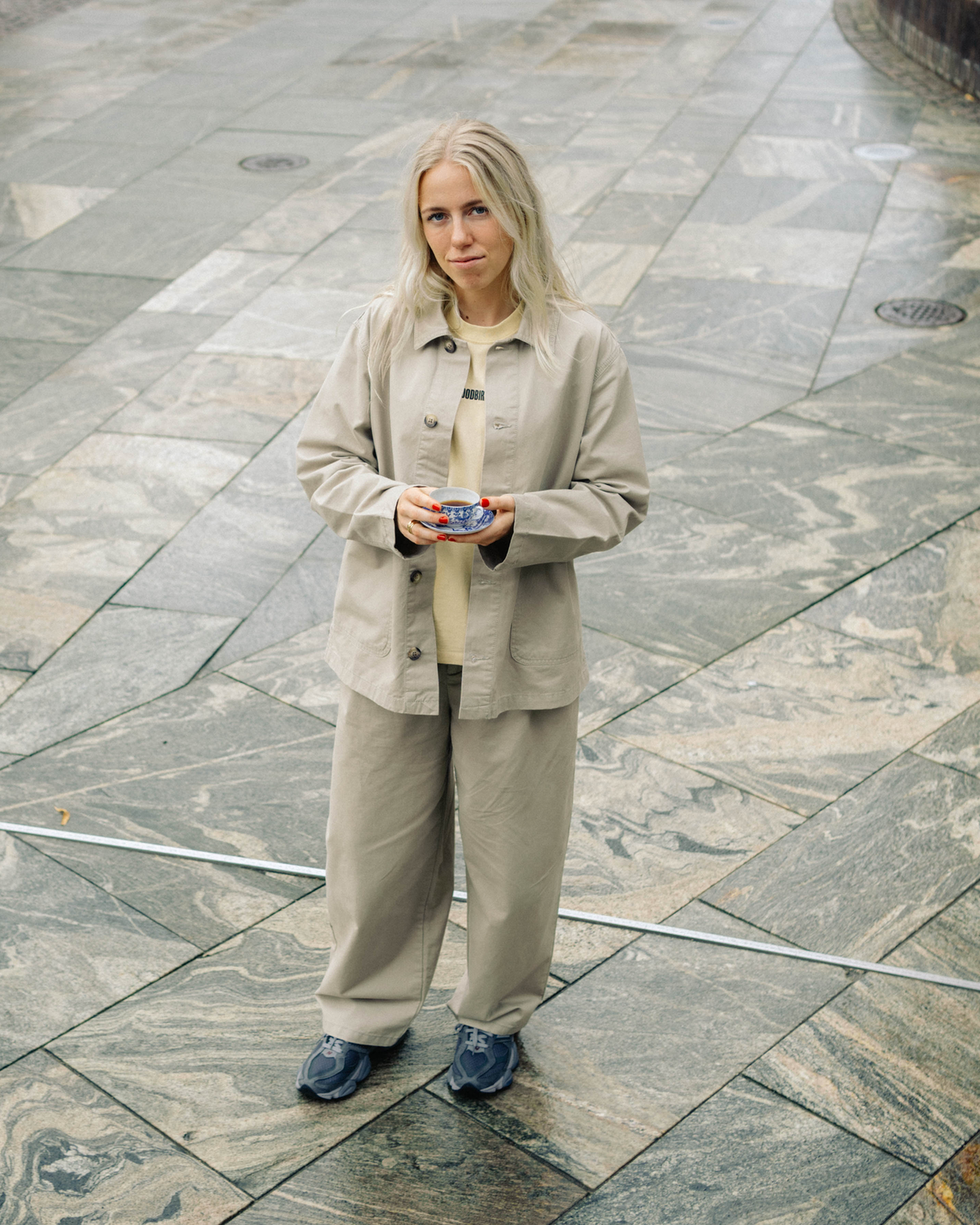vera-crisp-pant-light-sand_1.png Vera Crisp Pant - Light Sand Online salg